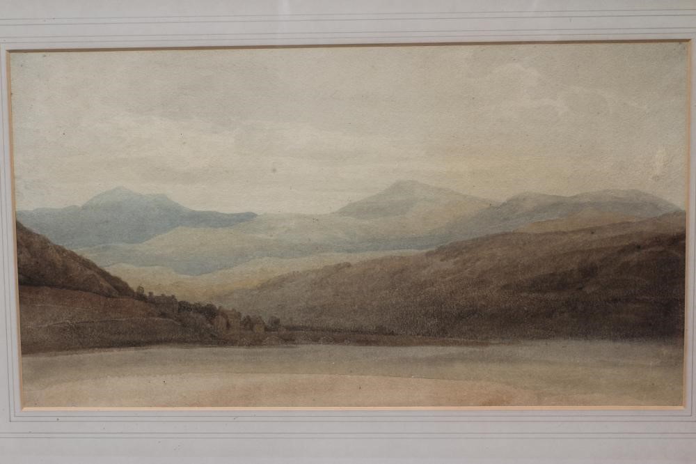 CIRCLE OF JOHN SELL COTMAN (1782-1842) Thirlmere, inscribed in ink on label verso with title and Image