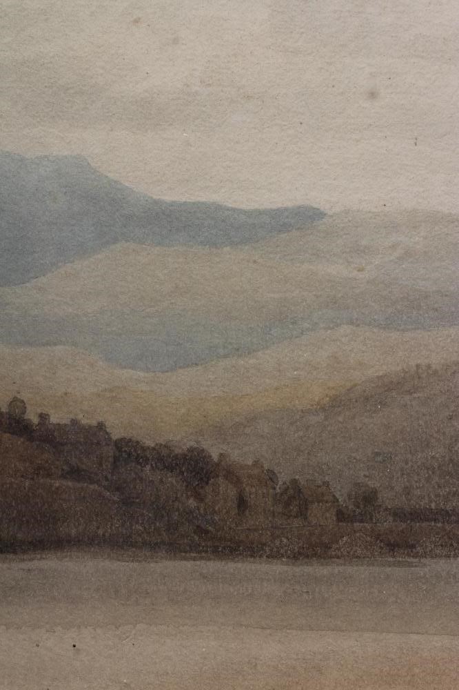 CIRCLE OF JOHN SELL COTMAN (1782-1842) Thirlmere, inscribed in ink on label verso with title and Image