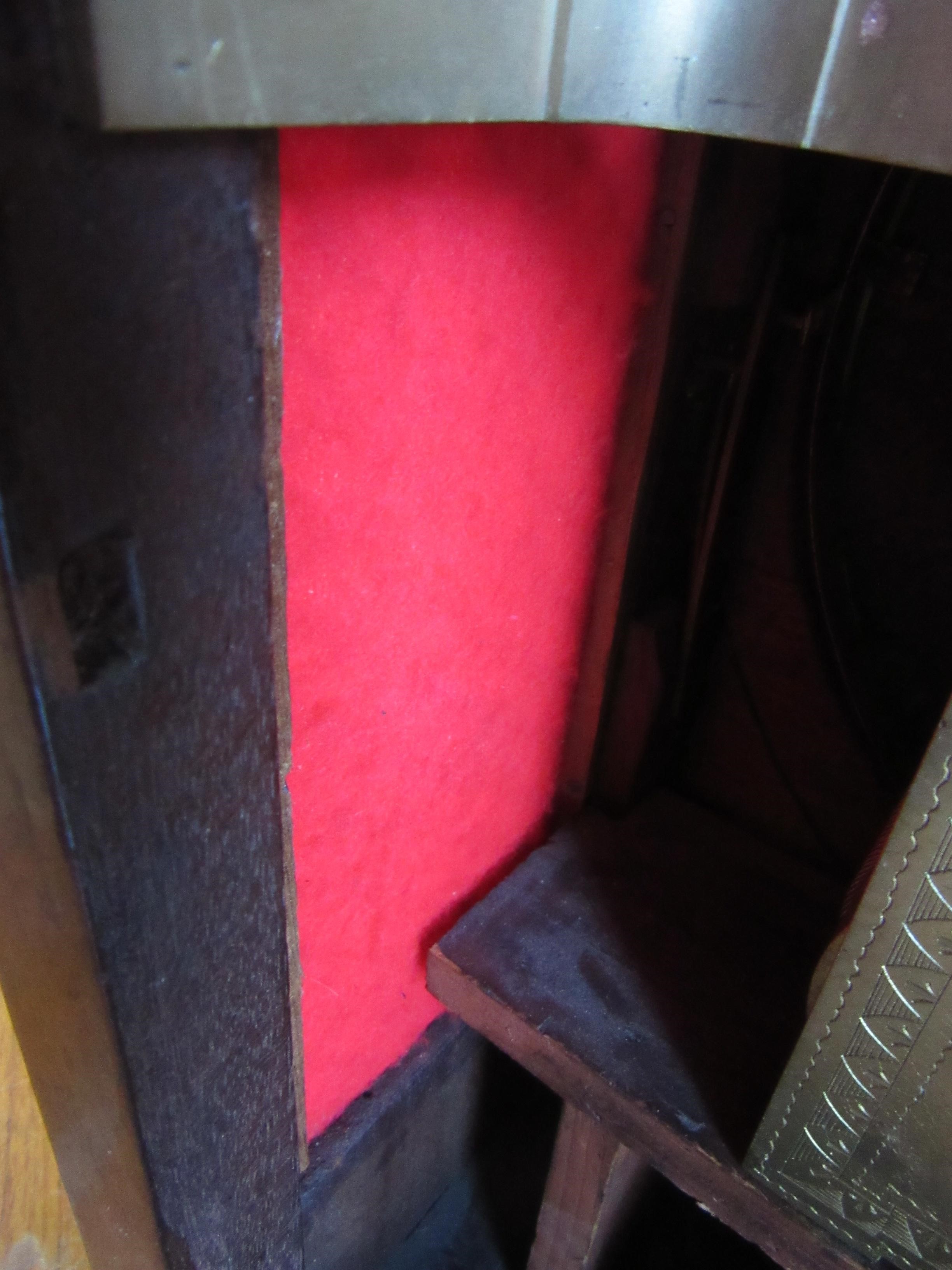 A MAHOGANY CASED MANTEL CLOCK BY JAMES McCABE Image