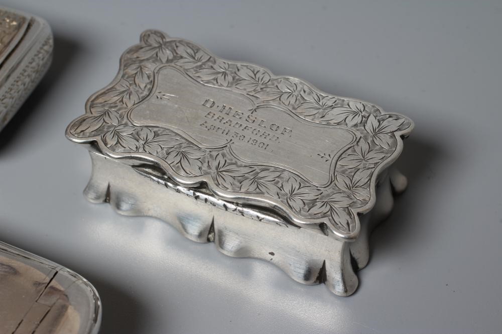 A GEORGE III SILVER SNUFF BOX by Samuel Pemberton Image