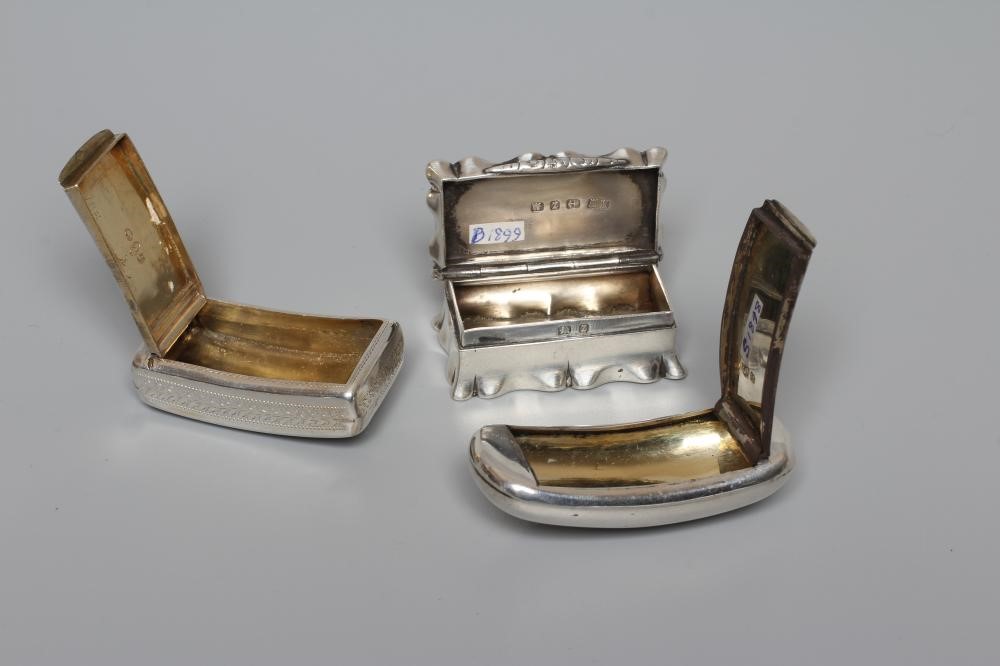 A GEORGE III SILVER SNUFF BOX by Samuel Pemberton Image