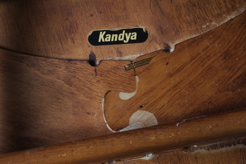 CARL JACOBS FOR KANDYA - A C2 MODEL "JASON" DINING CHAIR, mid 20th century, the open plywood back Image