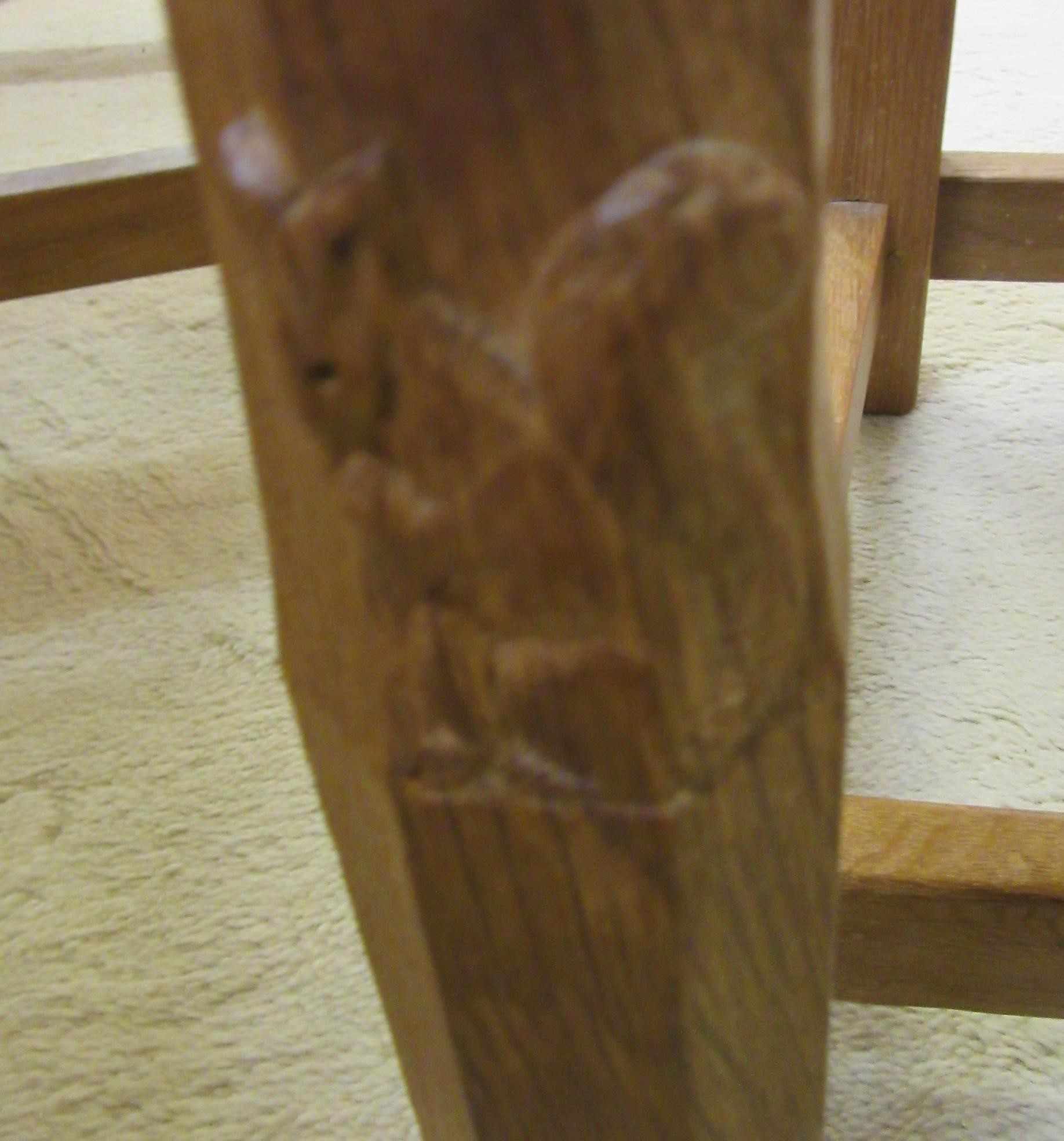 WILFRED HUTCHINSON (HUSTHWAITE) A SET OF SIX (4 +2) OAK DINING CHAIRS Image