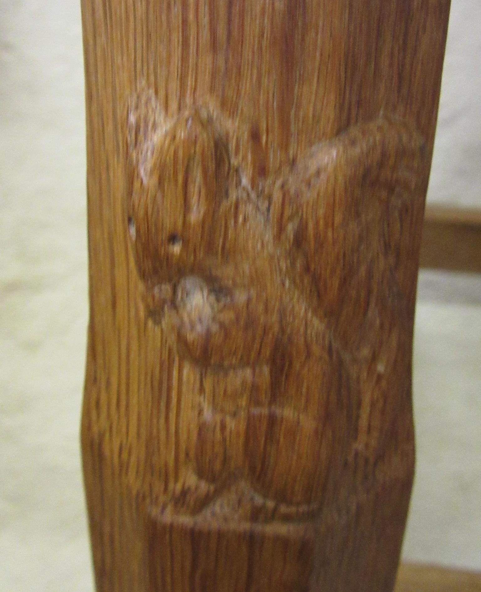 WILFRED HUTCHINSON (HUSTHWAITE) A SET OF SIX (4 +2) OAK DINING CHAIRS Image