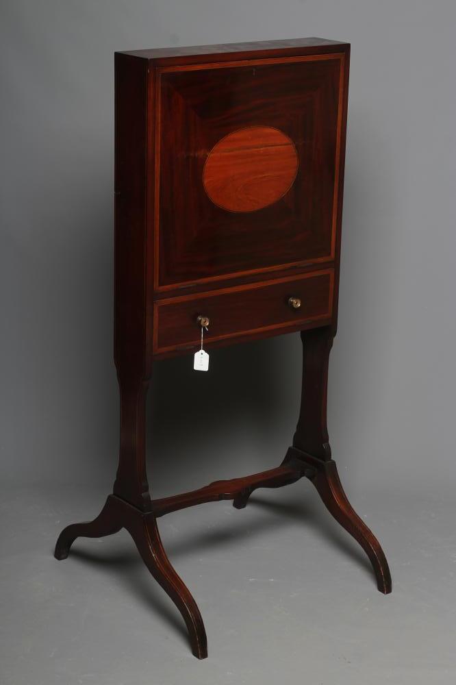 AN EDWARDIAN MAHOGANY COLLECTOR'S CABINET Image