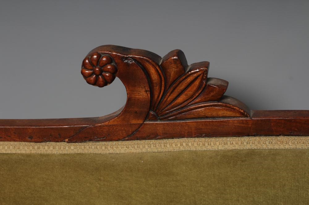 A VICTORIAN MAHOGANY FRAMED SOFA Image