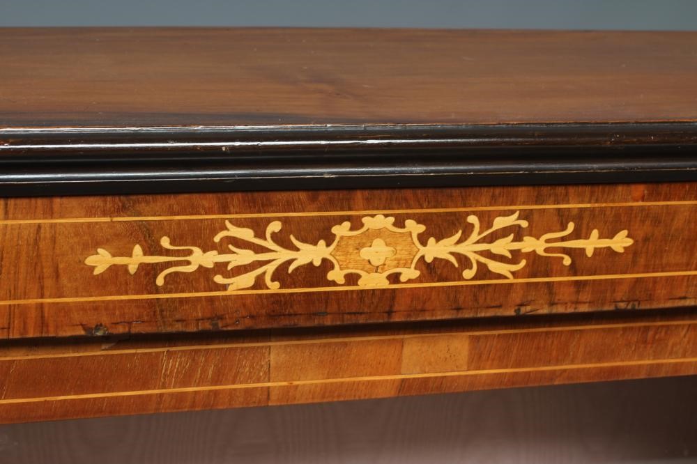 A VICTORIAN WALNUT AND EBONISED PIER DISPLAY CABINET Image
