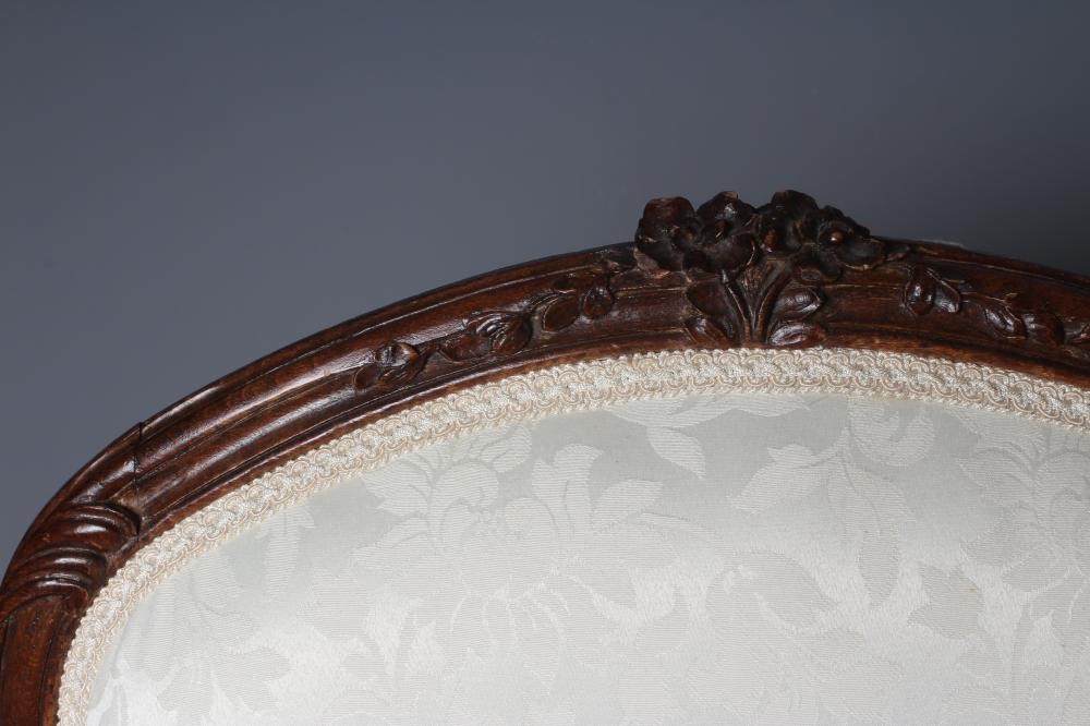 A GEORGIAN DESIGN BEECH ARMCHAIR Image