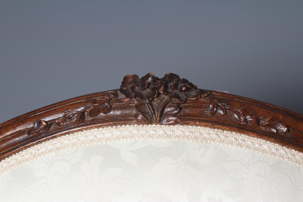 A GEORGIAN DESIGN BEECH ARMCHAIR Image