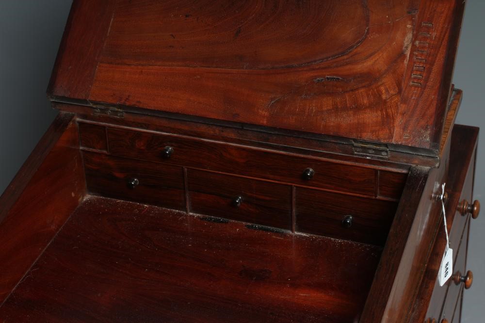 A ROSEWOOD SWIVEL TOP DAVENPORT Image