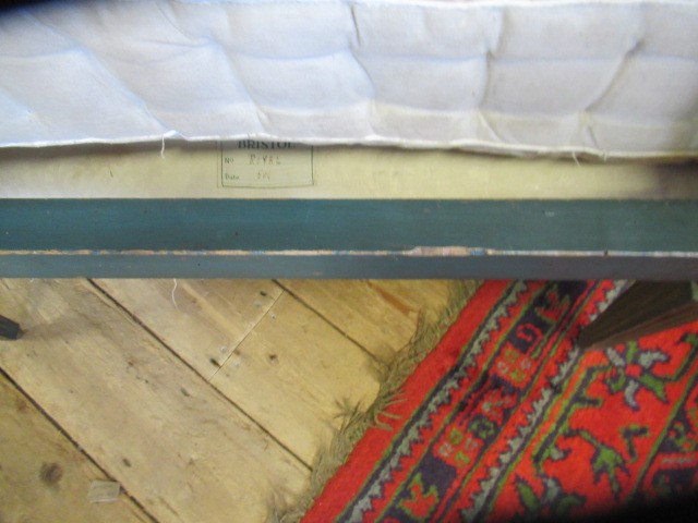A FRENCH PAINTED BEDSTEAD in the Louis XVI style Image
