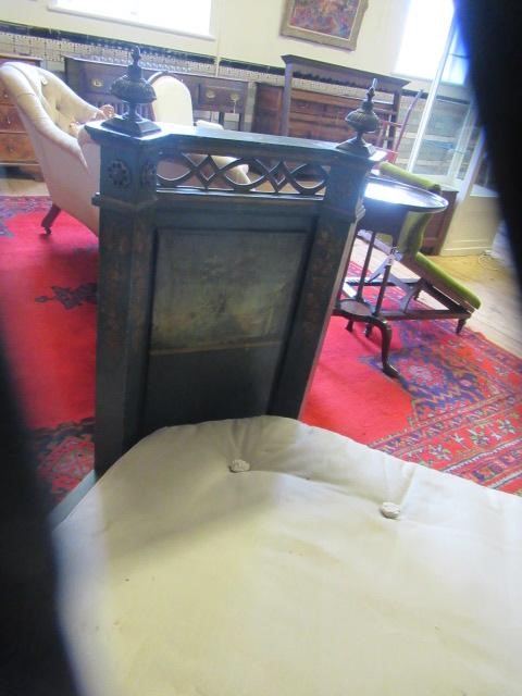 A FRENCH PAINTED BEDSTEAD in the Louis XVI style Image