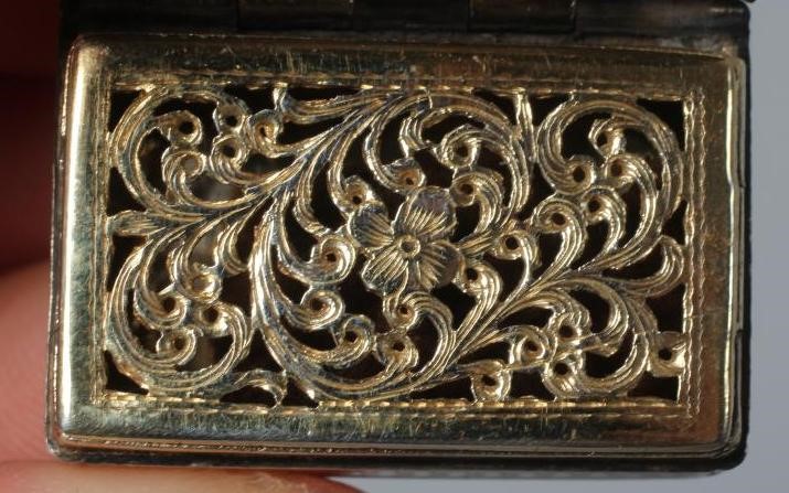 A WILLIAM IV SILVER VINAIGRETTE by Joseph Bettridge Image