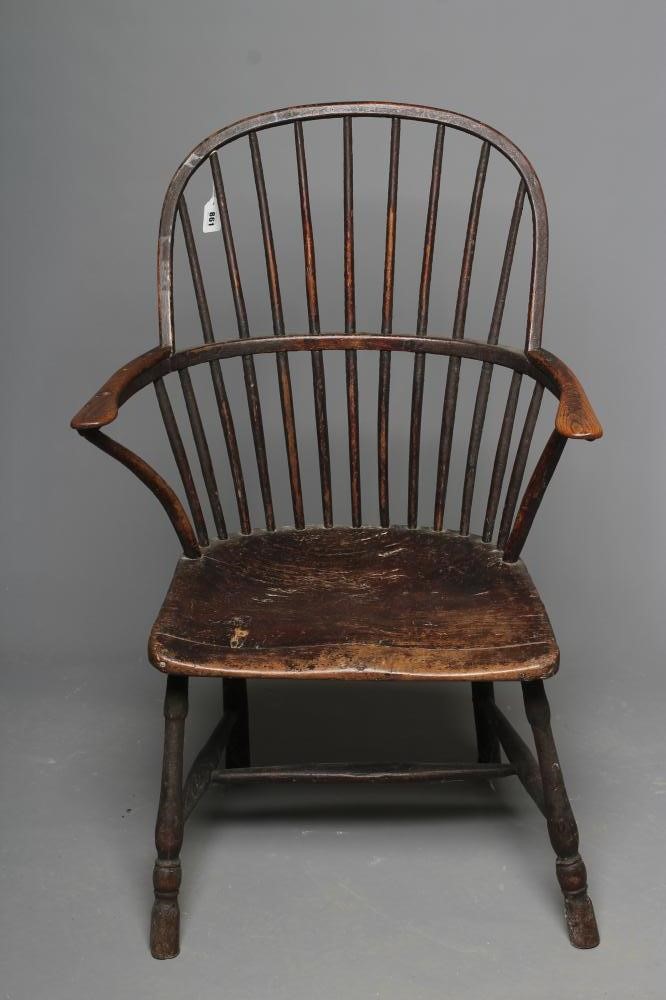 AN ASH & ELM WINDSOR ARMCHAIR Image