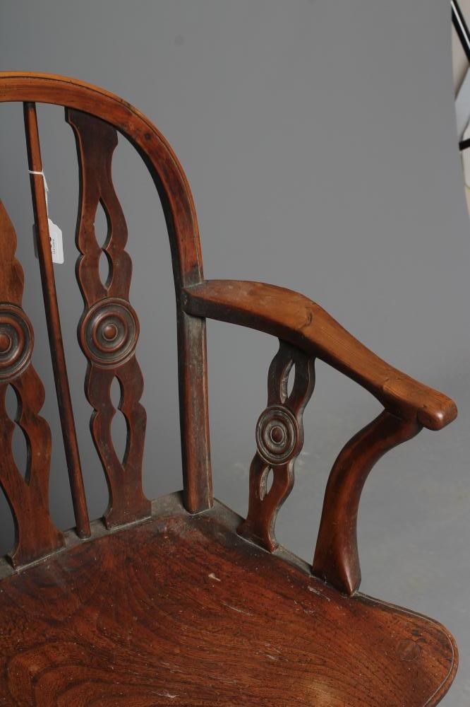 A YEW WOOD WINDSOR ARMCHAIR of Thames Valley type Image