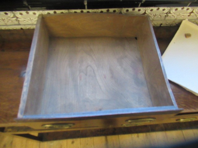 A GEORGIAN OAK POTBOARD DRESSER, early 19th century, the single plank top over three moulded edged Image