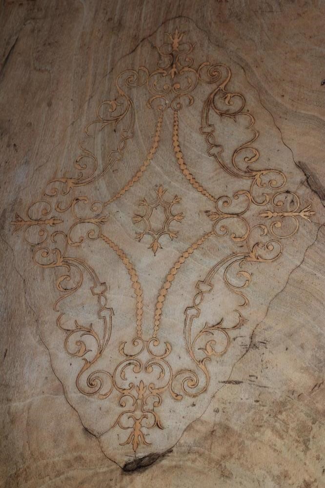 A VICTORIAN WALNUT CREDENZA Image