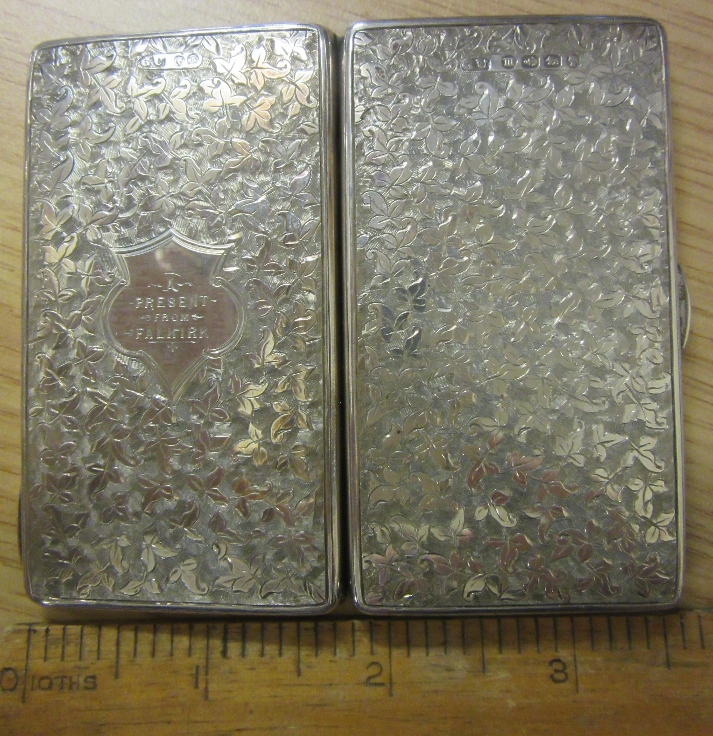A VICTORIAN SILVER AIDE MEMOIRE by George Unite Image
