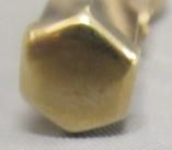 A 9CT GOLD YARD O' LED PENCIL, London 1966, the hexagonal barrel engraved JSO 1967, 4 3/4" long, Image