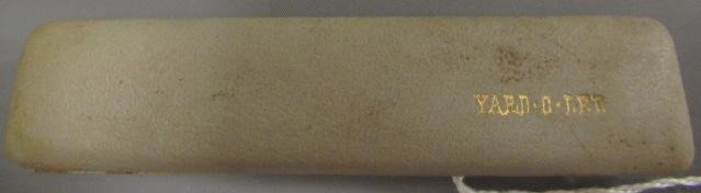 A 9CT GOLD YARD O' LED PENCIL, London 1966, the hexagonal barrel engraved JSO 1967, 4 3/4" long, Image