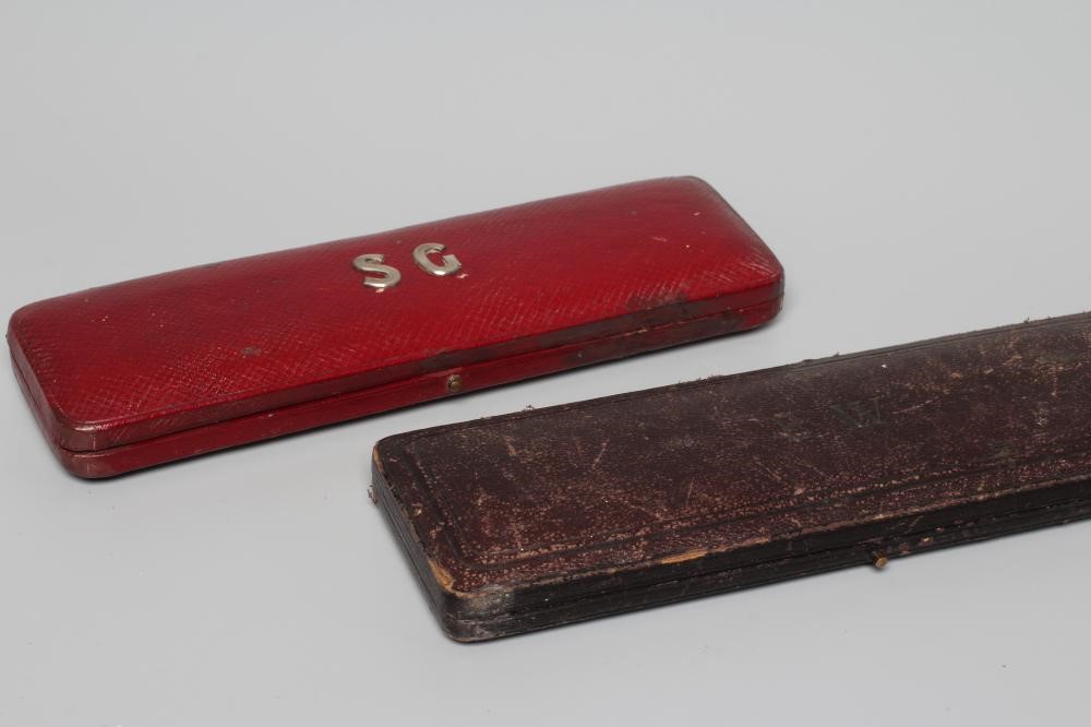 A LATE VICTORIAN SILVER THREE PIECE WRITING SET by William Neale Image