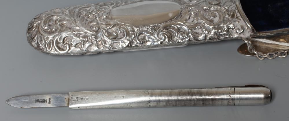 A VERNON'S SILVER PROPELLING KNIFE Image
