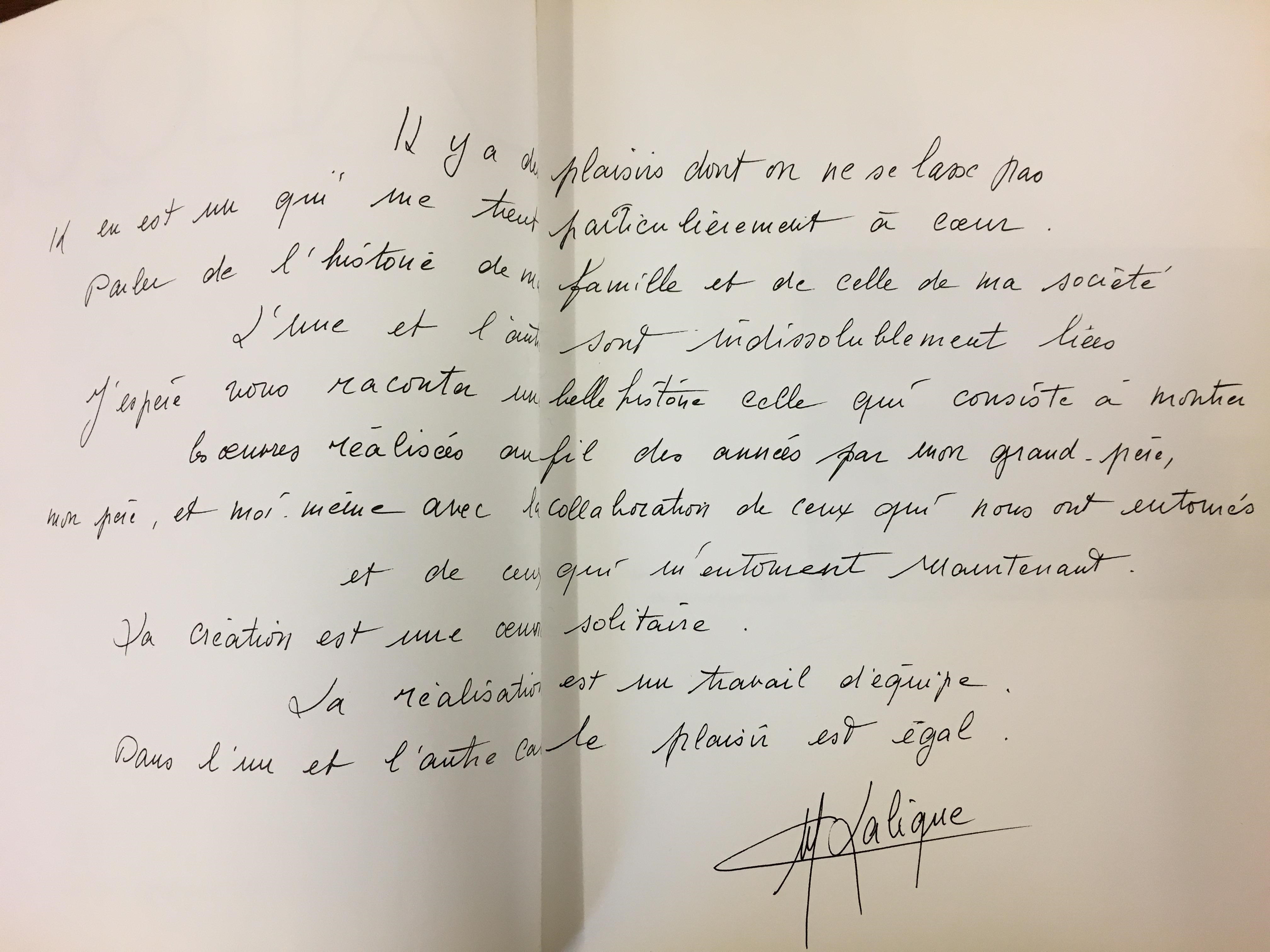 MARIE CLAUDE LALIQUE - Lalique Image