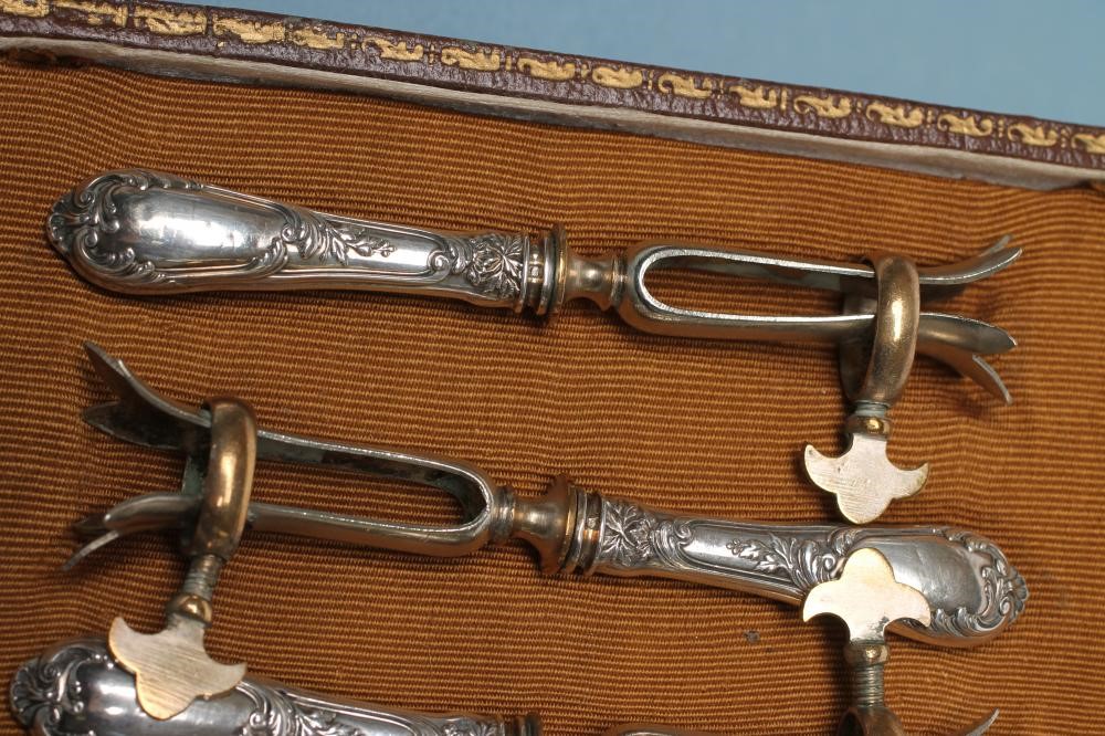 A SET OF SIX FRENCH "MANCHES A COTELETTES" Image