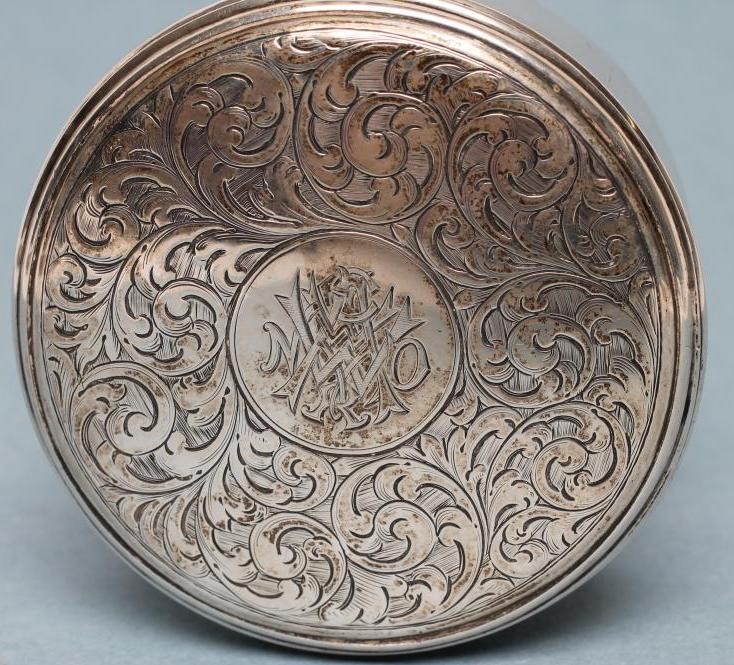 A GEORGE III SILVER TOILET BOX Image
