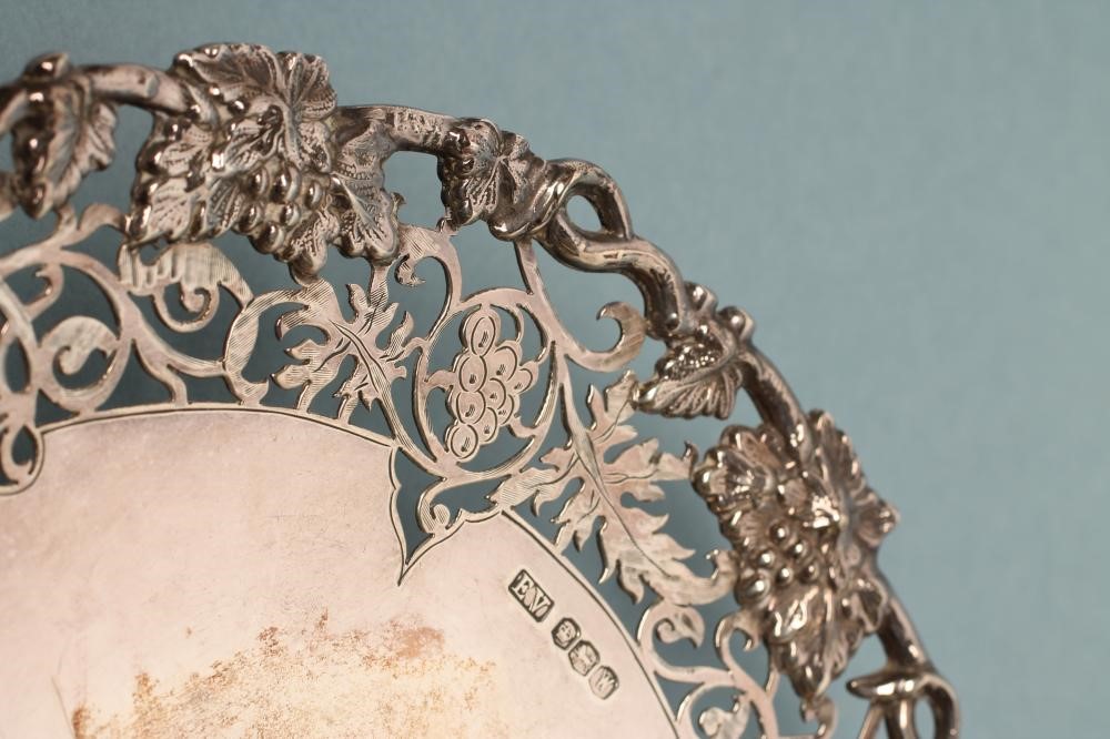 *A SILVER LOW PEDESTAL TAZZA Image