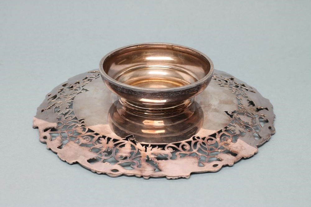 *A SILVER LOW PEDESTAL TAZZA Image