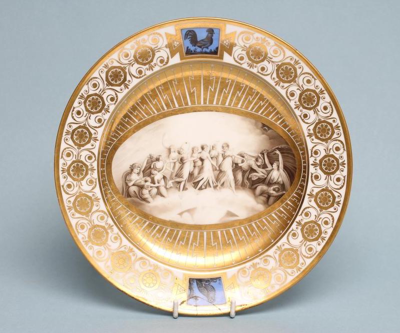 A FRENCH PORCELAIN CABINET PLATE Image