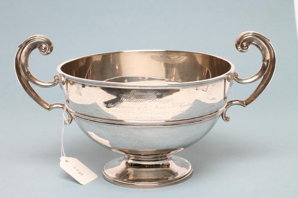 *A SILVER ROSE BOWL Image