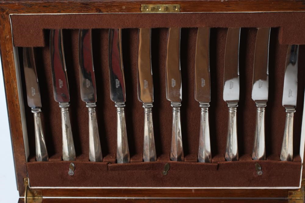 A SILVER COMPOSITE TABLE SERVICE for eight place settings Image