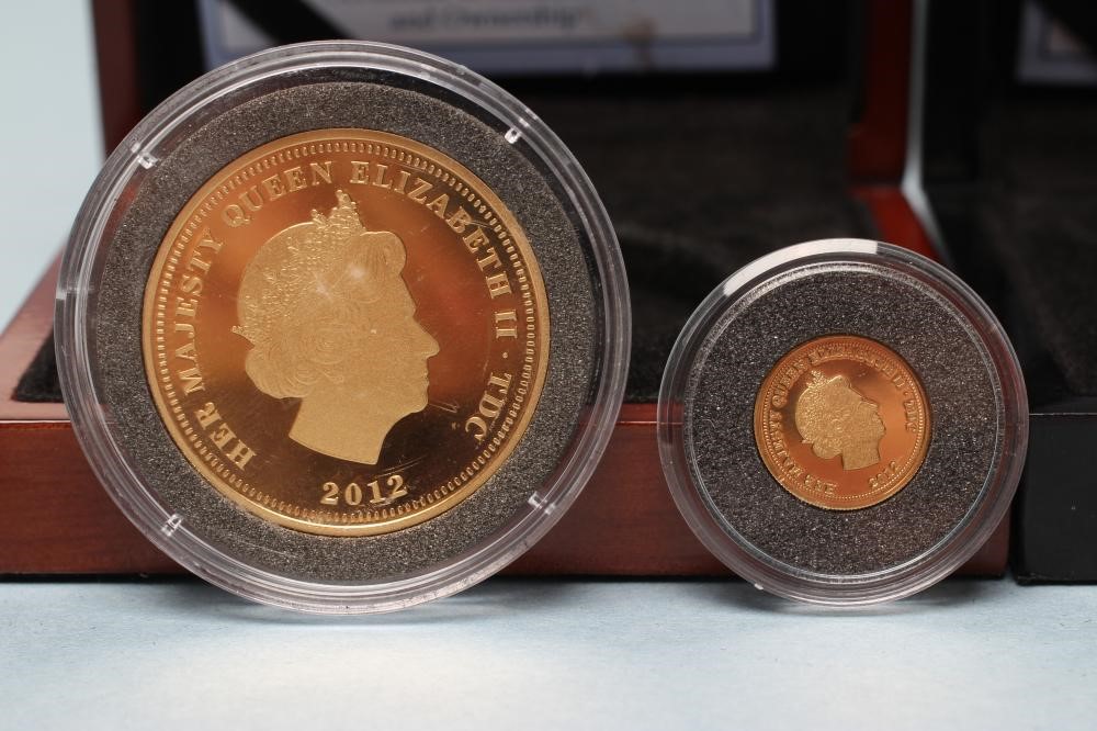 AN ELIZABETH II DOUBLE JUBILEE PORTRAIT DOUBLE GOLD SOVEREIGN Image