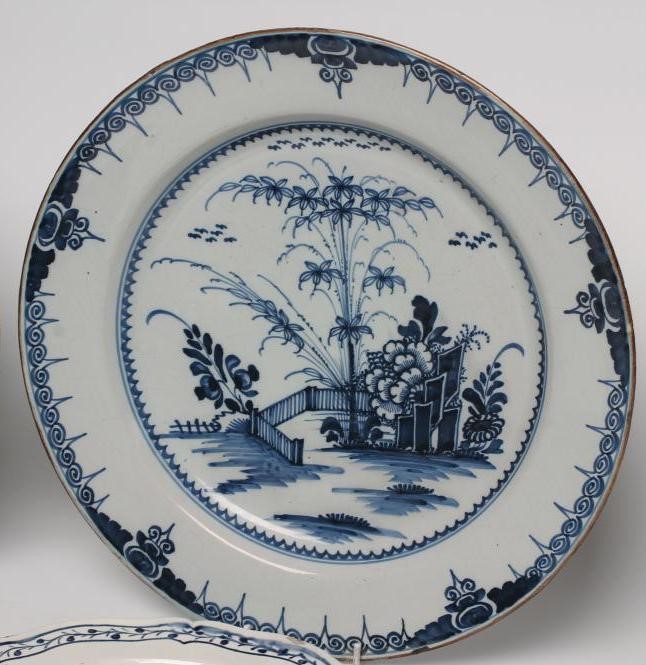 A COLLECTION OF LONDON AND OTHER ENGLISH BLUE AND WHITE DELFT Image