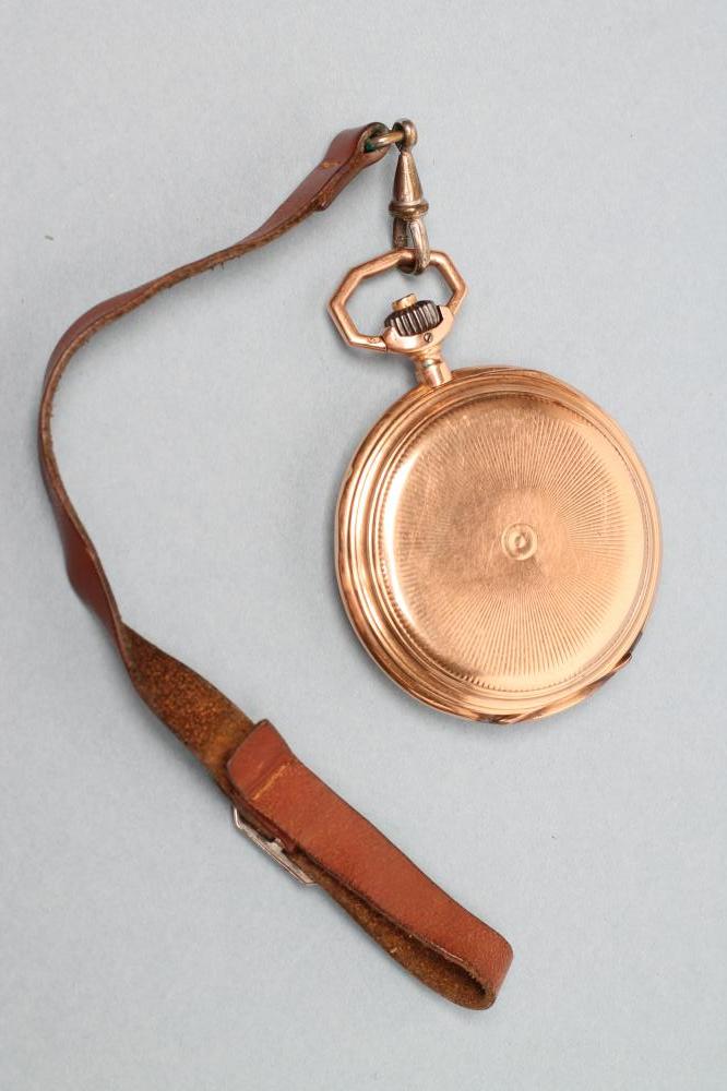 AN IWC HUNTER TOP WIND POCKET WATCH Image