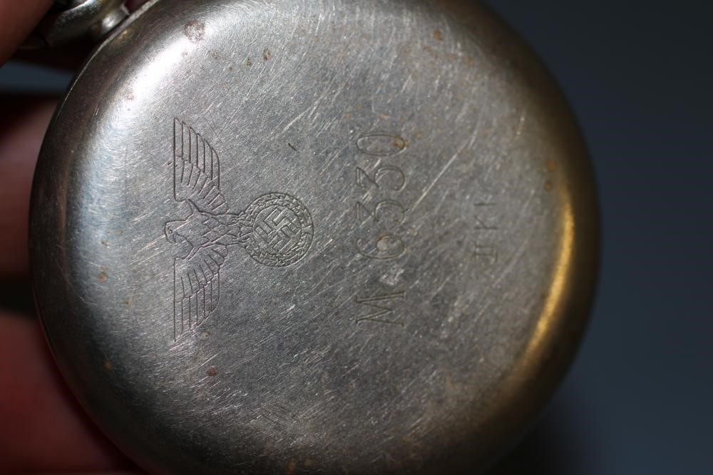 AN IWC SCHAFFHAUSEN KREIGSMARINE TOP WIND POCKET WATCH Image