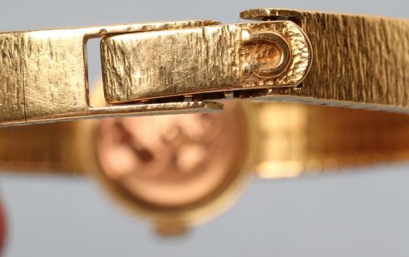 AN OMEGA LADYMATIC WRISTWATCH Image