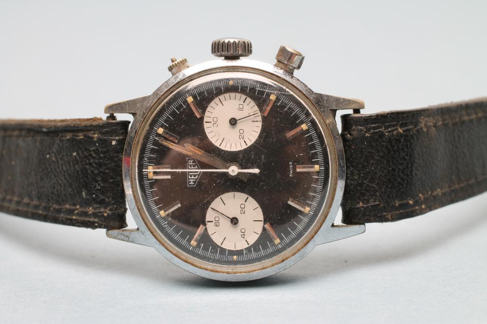 AN EDOUARD HEUER CHRONOGRAPH WRISTWATCH Image