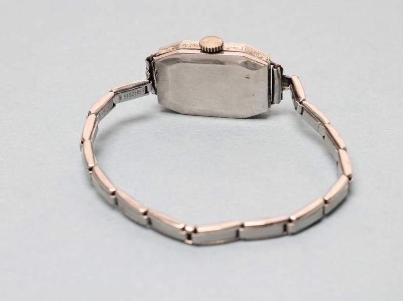 AN ART DECO DIAMOND COCKTAIL WATCH Image