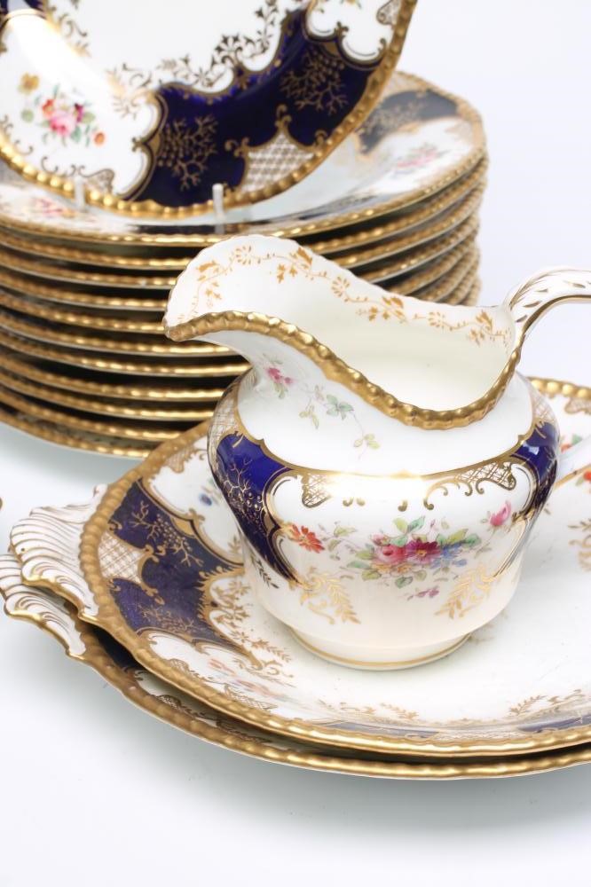 A COALPORT CHINA PART TEA AND DESSERT SERVICE Image