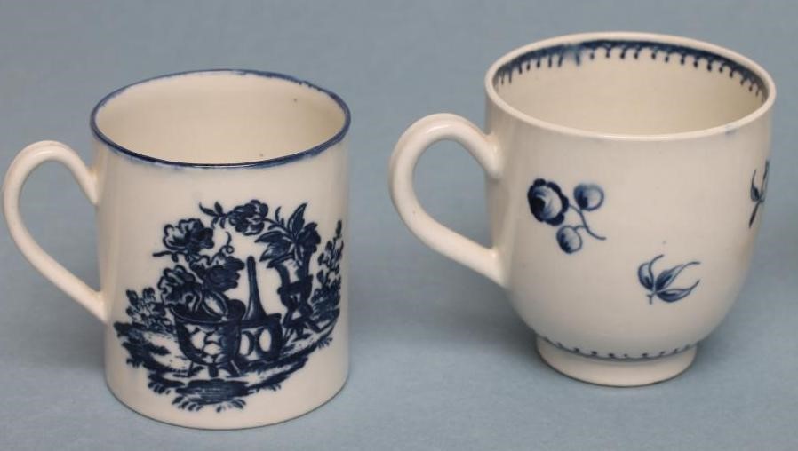 A BOW BLANC DE CHINE PORCELAIN COFFEE CUP Image