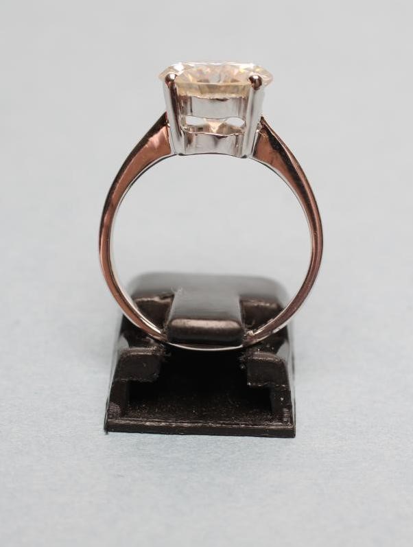 A SOLITAIRE MOISSANITE RING Image
