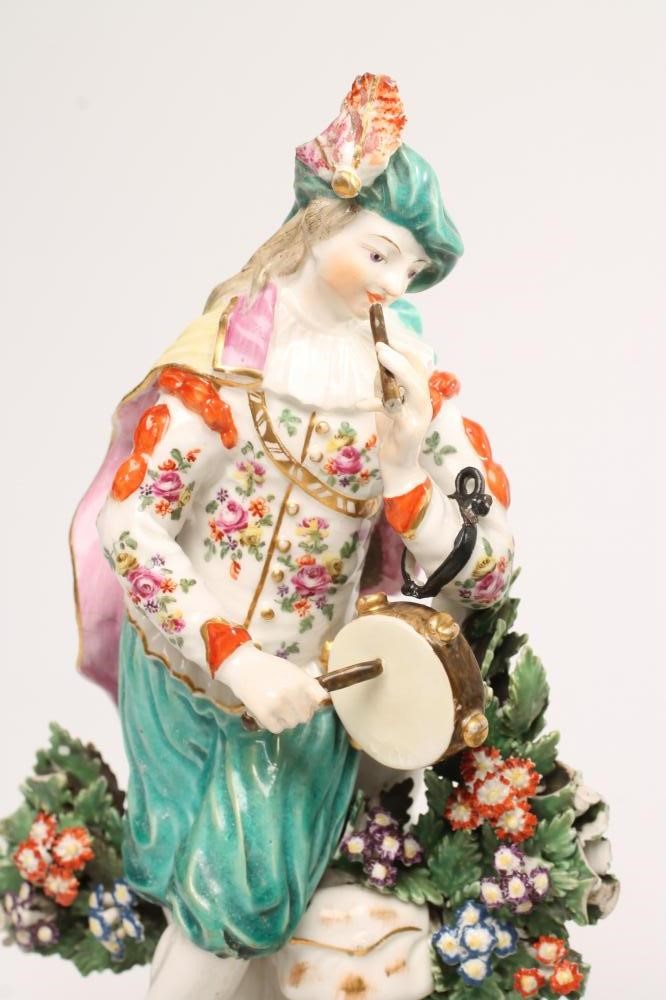 TWO DERBY PORCELAIN MALE FIGURES Image