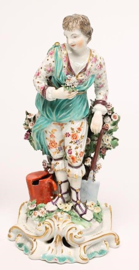 TWO DERBY PORCELAIN MALE FIGURES Image