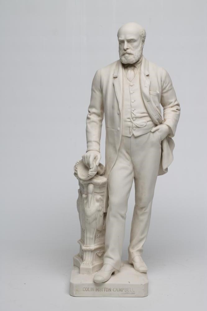 COLIN MINTON CAMPBELL - a Victorian Mintons parian figure (1827-85) Image