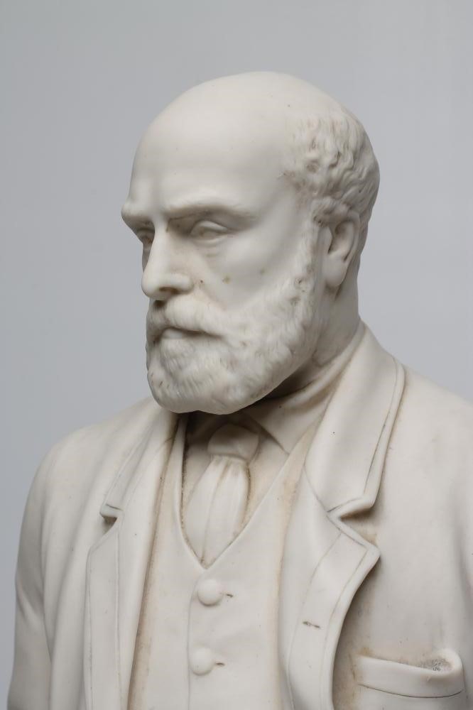 COLIN MINTON CAMPBELL - a Victorian Mintons parian figure (1827-85) Image