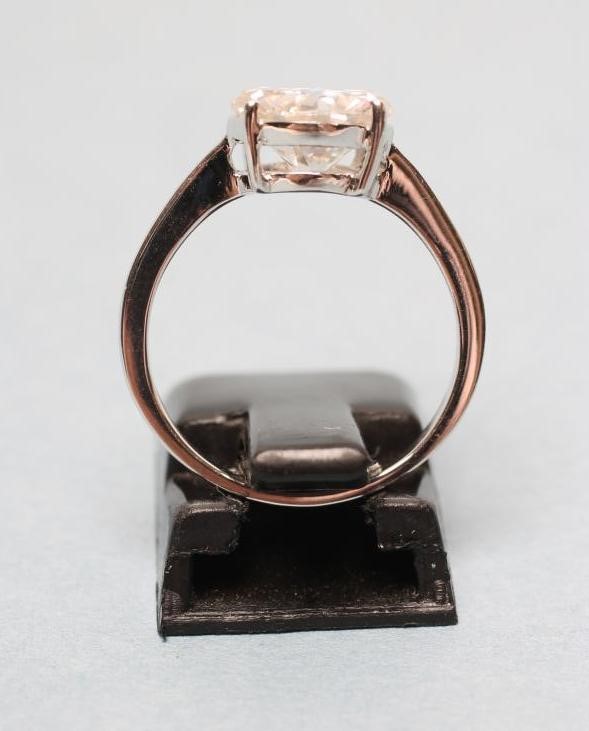 A SOLITAIRE MOISSANITE RING Image