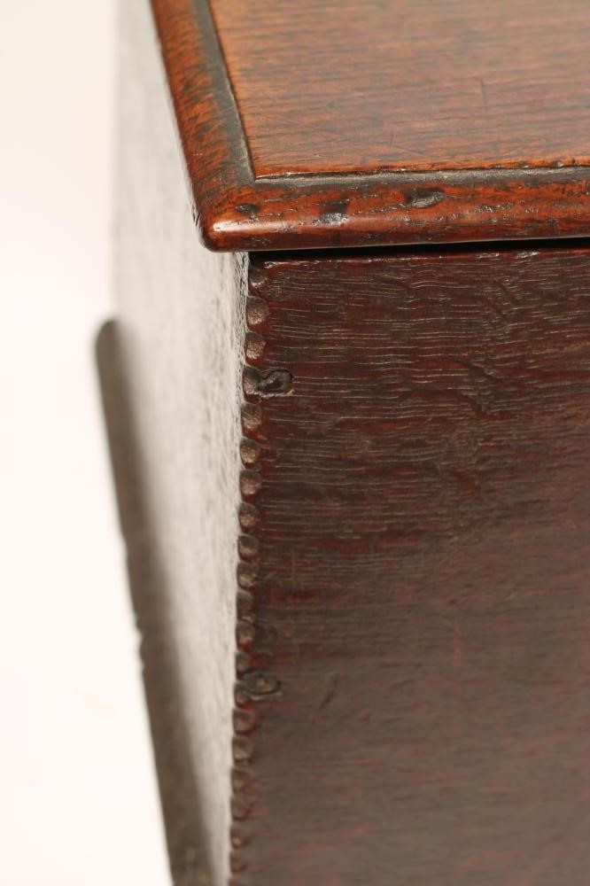 AN OAK BOARDED BOX Image